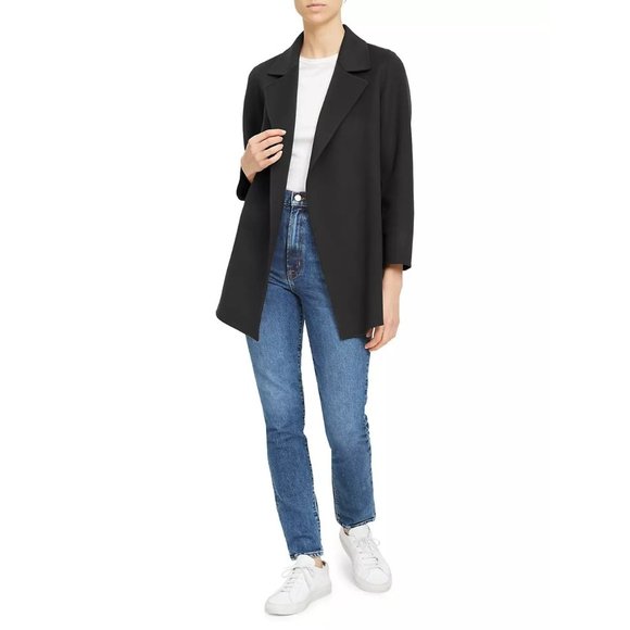 THEORY Clairene Double Face Jacket in Black - NWT - Size Small - Picture 5 of 6